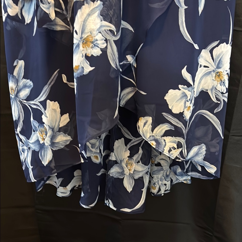 Lane Bryant Blue and White Floral Sundress - Picture 12 of 13